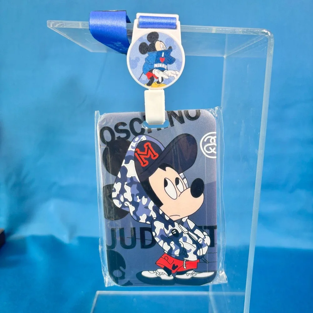 Mickey Mouse Streetwear Camo ID Badge Holder with Lanyard and Retractable Clip